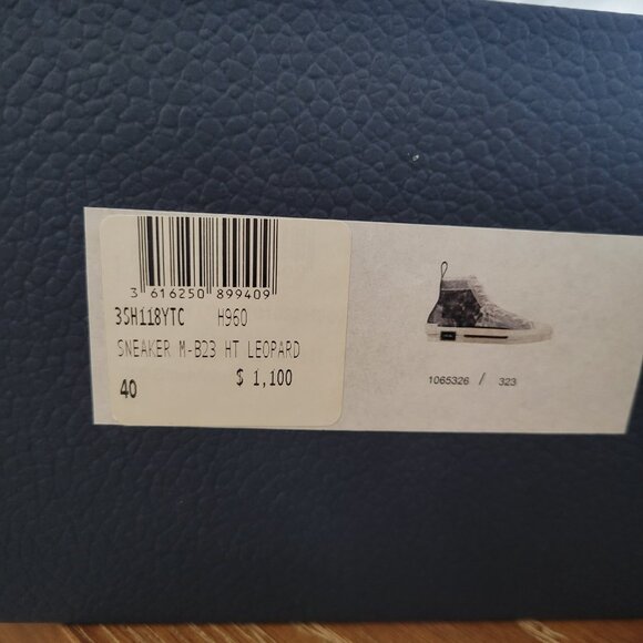 Dior B23 Sneaker Leopard print size 40 - Picture 4 of 4
